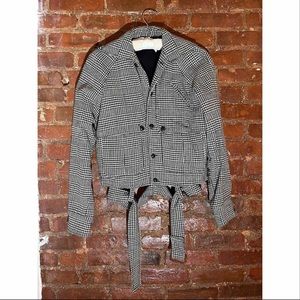 (S) Vintage Opening Ceremony houndstooth jacket